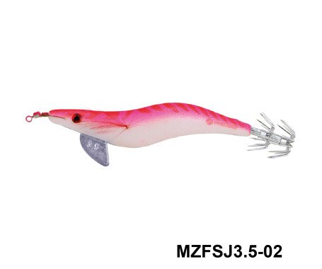 AQUA MARINE - Cloth Squid Jig Lure with Glow (3.5)